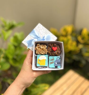 MINI BROWNIES (Papá cool / Papá mostacho): El brownie del mejor papá ❤️