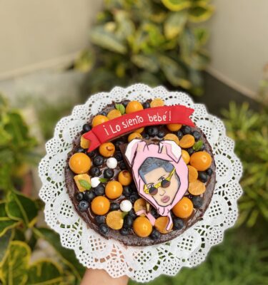 BROWNIE SALUDABLE BAD BUNNY