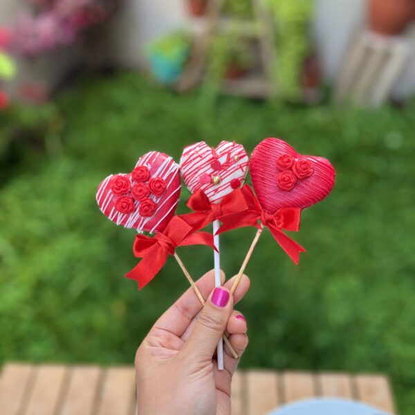 Paletas Corazón San Valentín ♥