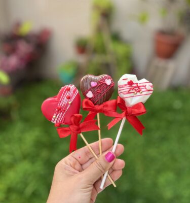 Paletas Corazón San Valentín ♥