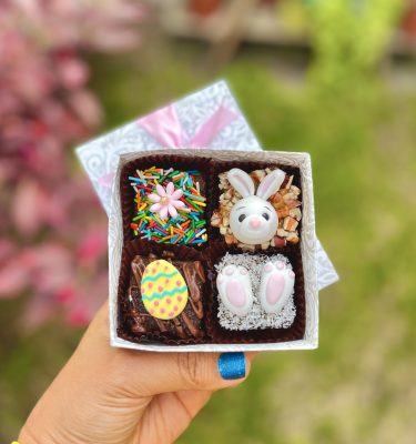 Mini Four de Brownies con Toppings Especiales