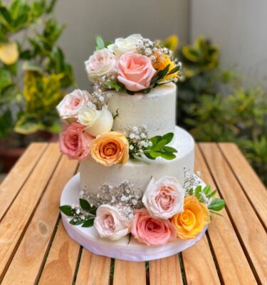 BODA SEMI NAKED FLORAL  ✨