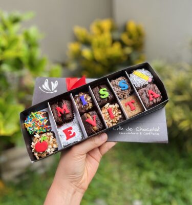 Brownies vintage para una profe que deja huella